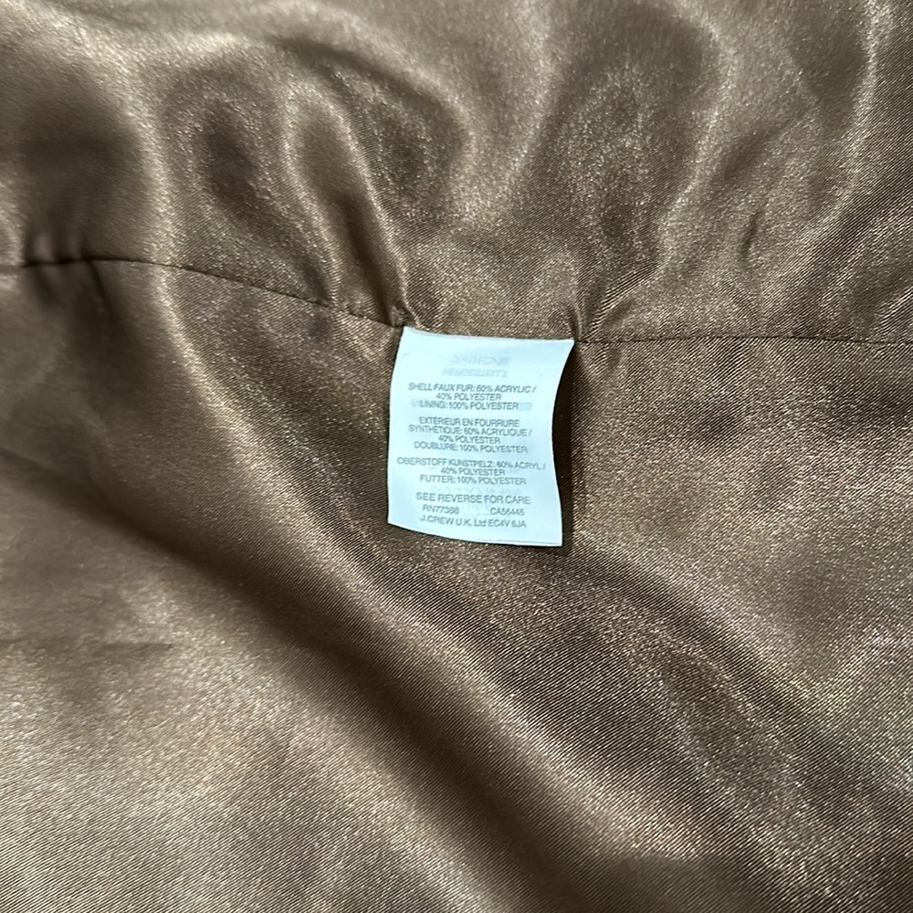J. Crew Leopard Print Fuzzy Vest - Picture 12 of 14